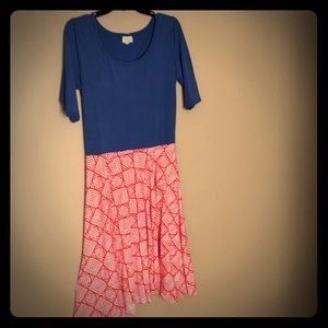 LulaRoe Nicole Simply Comfortable Dress Size Med